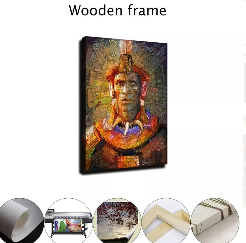 

African Art HD Canvas Print Home Decor Paintings Wall Art Pictures
