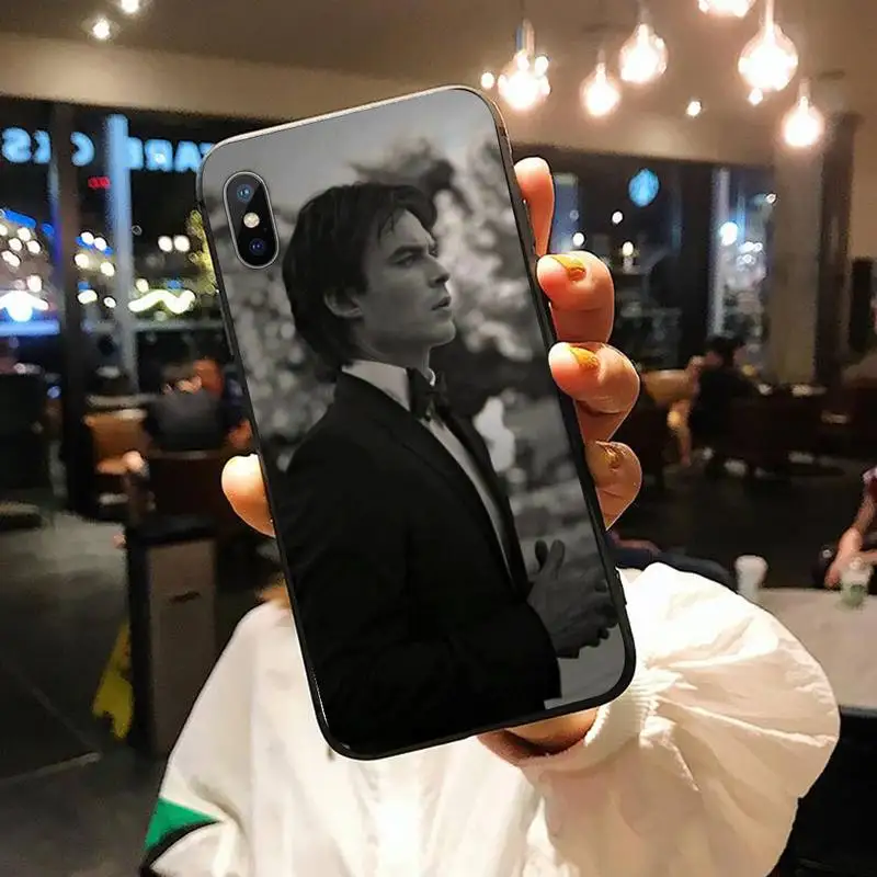 

Vampire Diaries Stefan Damon Phone Case for iPhone 11 12 pro XS MAX 8 7 6 6S Plus X 5S SE 2020 XR