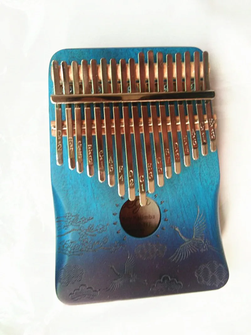 17 клавиш Kalimba большой пианино высококачественный корпус из красного дерева