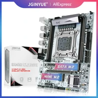 jingyue x99 motherboard lga 2011 3 support ddr32 ddr42 ecc ram desktop memory xeon e5 v3 cpuv4 processor m 2 nvme plus v2