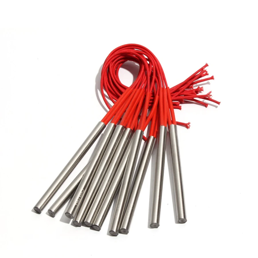 

10PCS 9.5mm 165~185mm 201SUS Heating Tube 110V/220V/380V Tubular Cartridge Heater 300W/400W/440W Electric Element