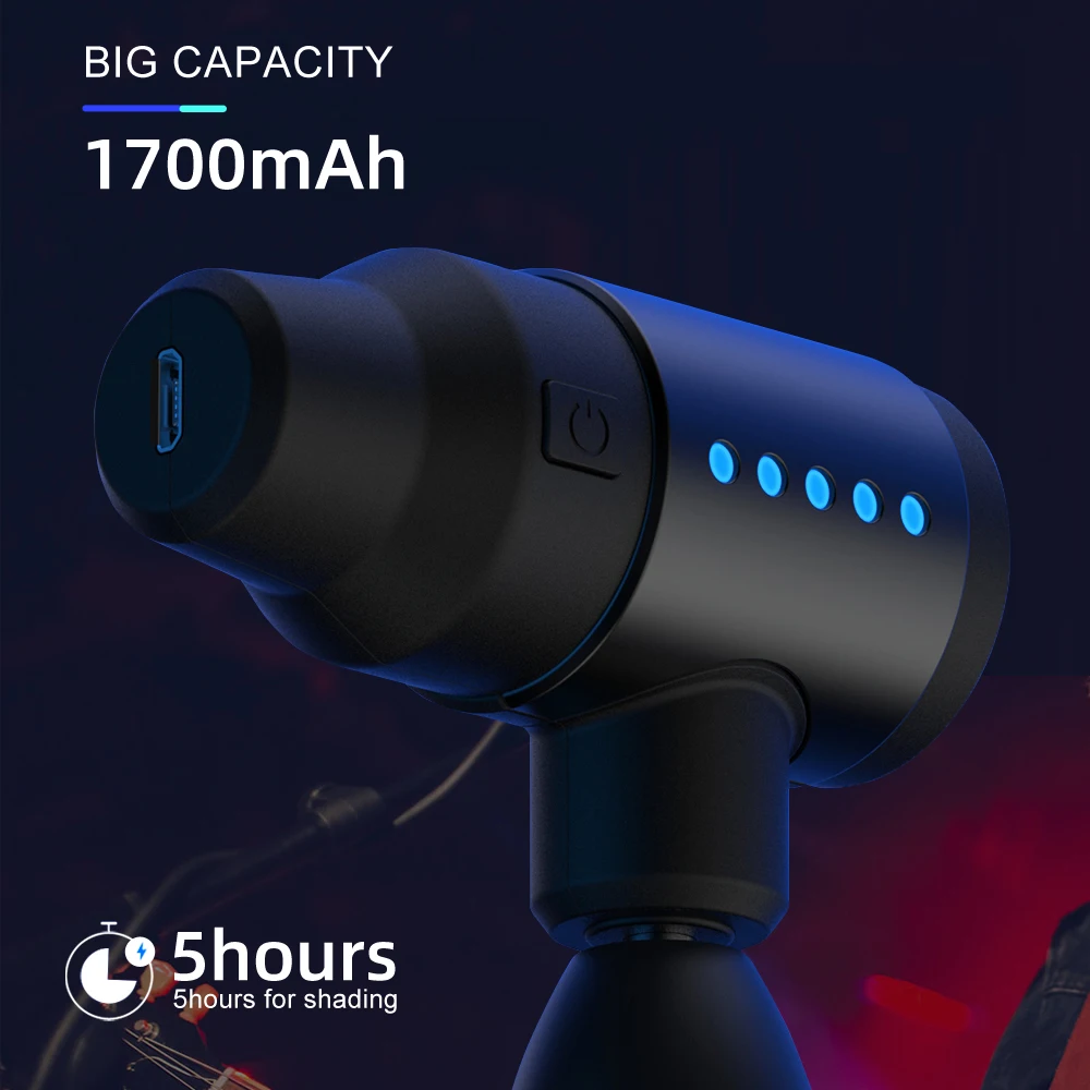 Беспроводной блок питания для тату машинки 1650 мАч литиевый аккумулятор|Блок