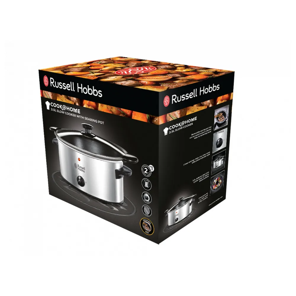 Медленноварка Russell Hobbs с функцией поджаривания Cook@Home 22740 56|Тиховарки| |