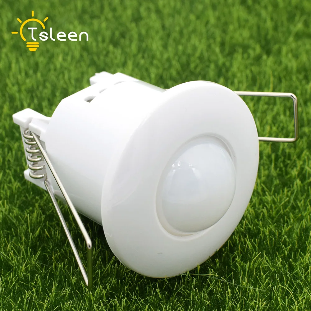 

Mini AC 110V-240V LED PIR Infrared Motion Sensor Detector Smart Ceiling Lamp Highly Sensitive Automatic Sensor Light Switch