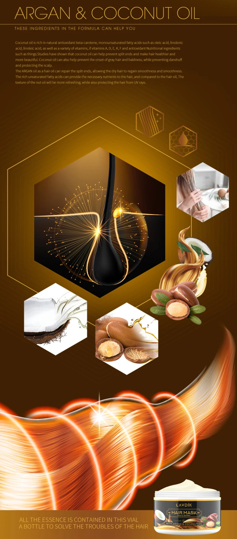 Новая питательная маска для волос 50 мл кондиционер глубоко Эффективно