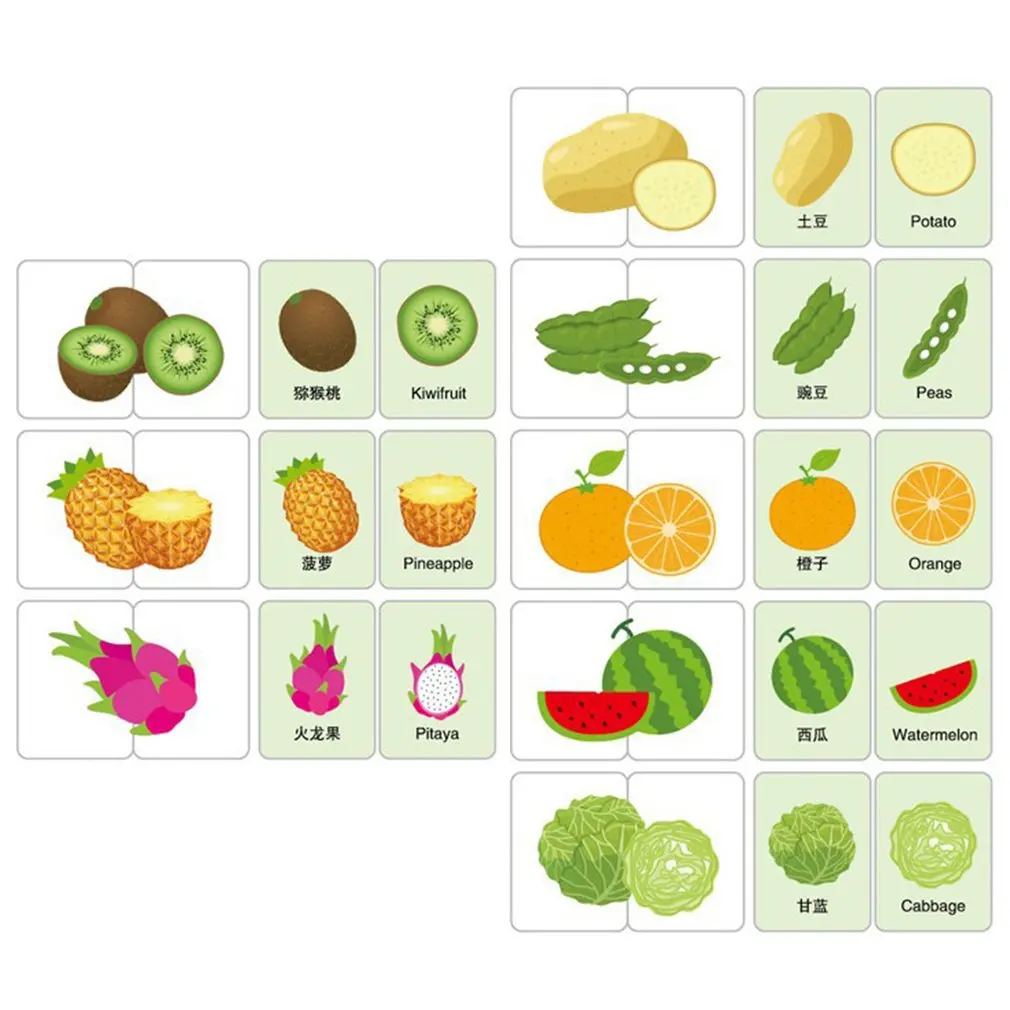 Детская обучающая карта Когнитивная с железной коробкой детский английский