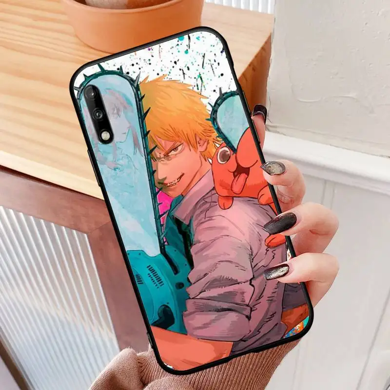 

Manga Chainsaw Man Phone Case For Huawei P10 20 30 40 lite Pro PSmart2019 Cover Fundas Coque