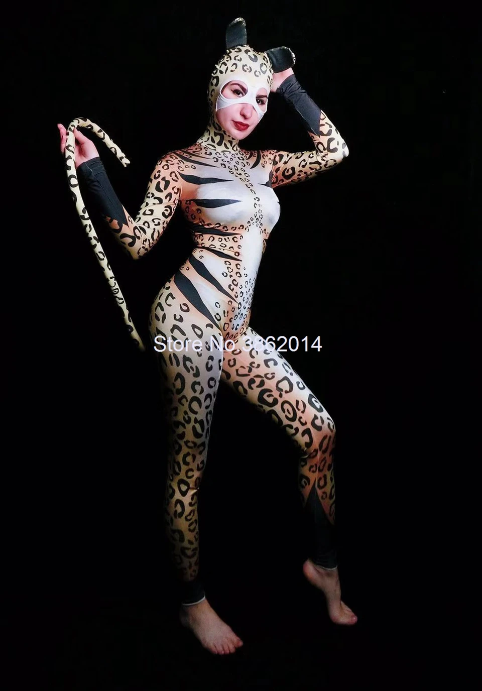 Женский костюм-талисман на голову костюм из двух предметов с милым котом для