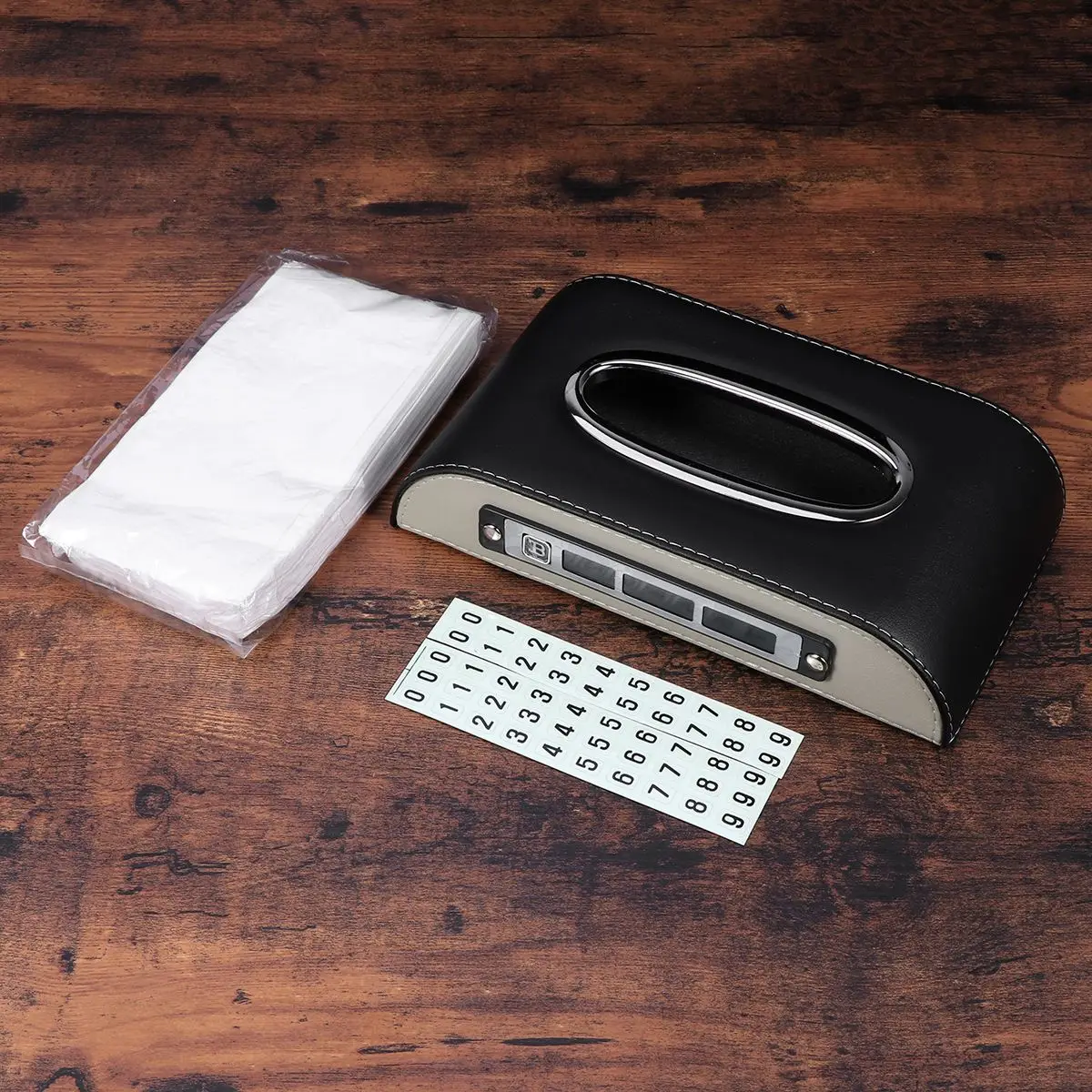 Многоцелевой тканевый чехол для автомобиля с номерами парковки бумажная коробка