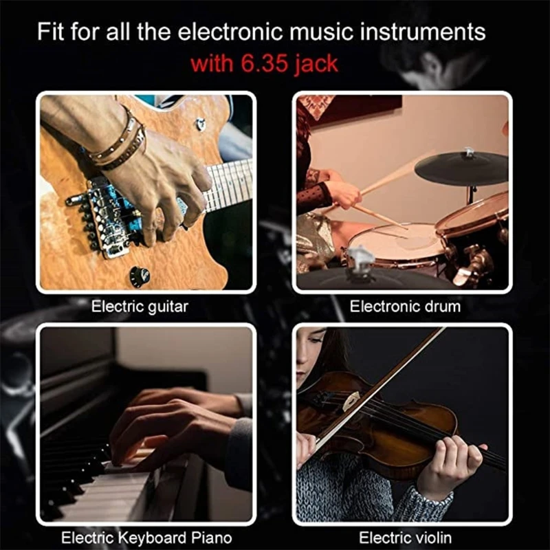 

Wireless Guitar Transmitter Receiver for Electric Guitar Bass Violin Parts