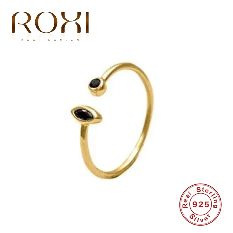 ROXI открытые кольца с простыми Луной и звездами для женщин девушек в саду на палец