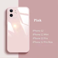 liquid silicone tempered glass case for iphone 11 11 pro max 11 pro shockproof hybrid cell phone camara lens protection cover