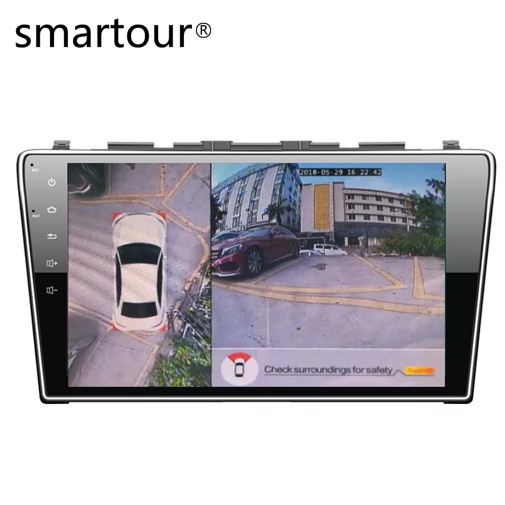 Smartour car 1080P Super HD 360 градусов Система наблюдения за птицами панорамный вид круглая камера с DVR Вождение объемный recoder
