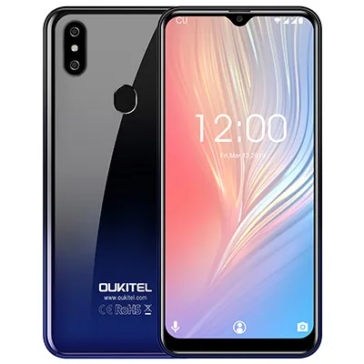 OUKITEL C15 Pro+ Android 9,0 6,088 ''19:9 Pie 3 ГБ 32 ГБ смартфон MT6761 водослива отпечатков пальцев лицо ID 5G WiFi 4G мобильный телефон