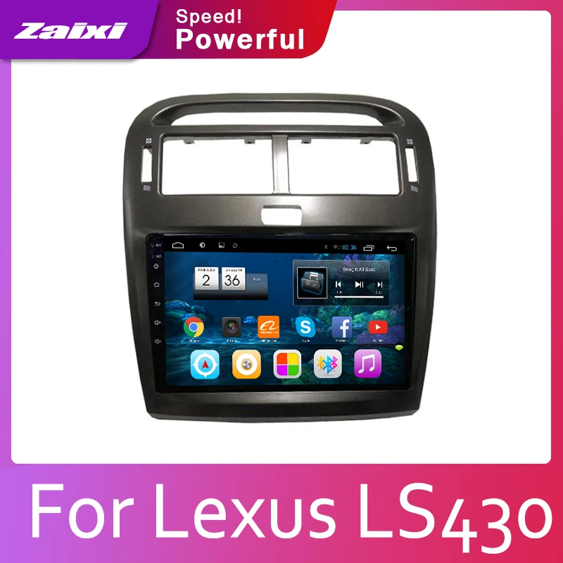 For Lexus LS430 2000 2001 2002 2003 2004 2005 2006 IPS LCD Screen Android 8 Core Car Radio AUX GPS Navi Multimedia | Автомобили и