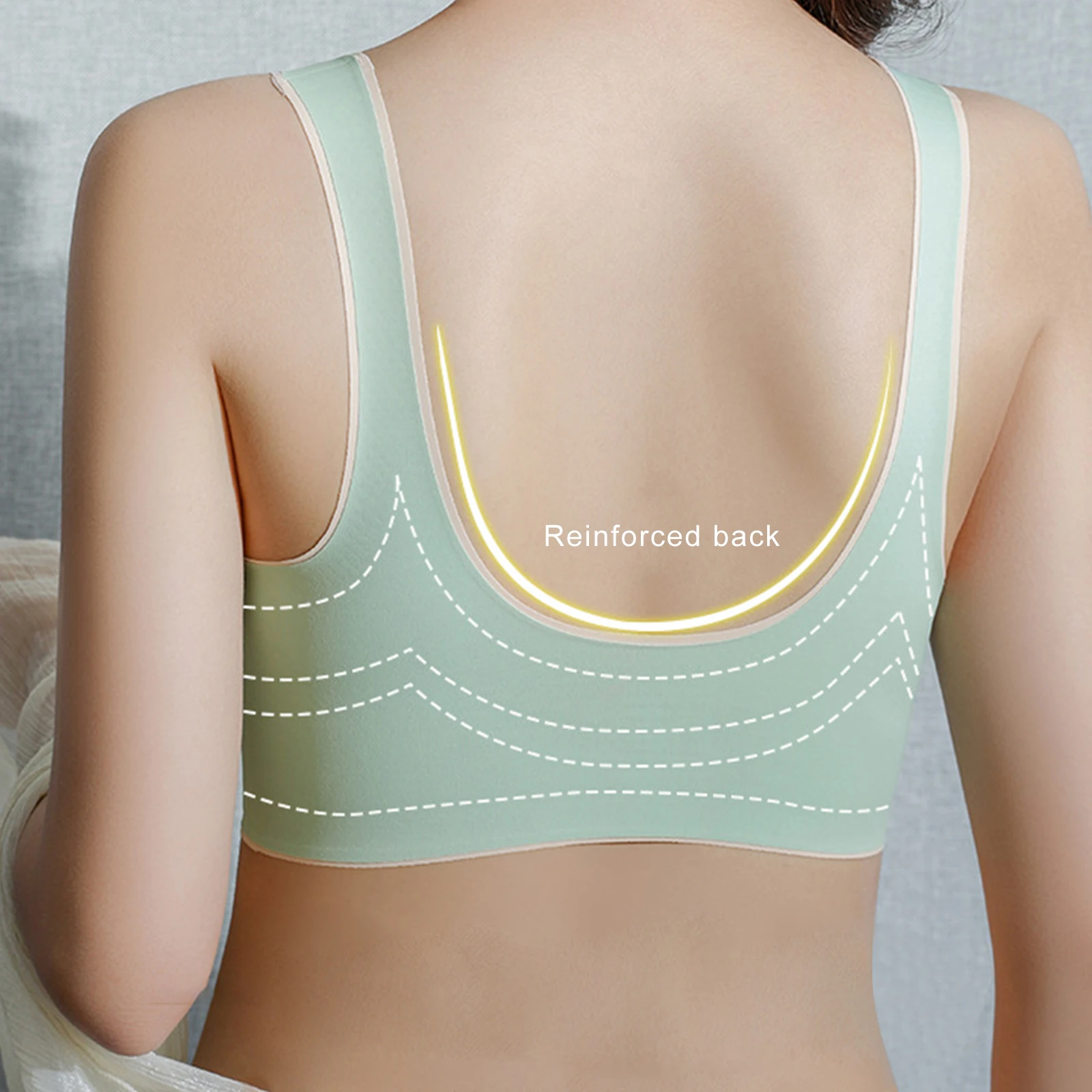 

High Quality Seamless 5D Memory Sports Bra Latex Bra Ladies Vest Style Wireless Bras N66