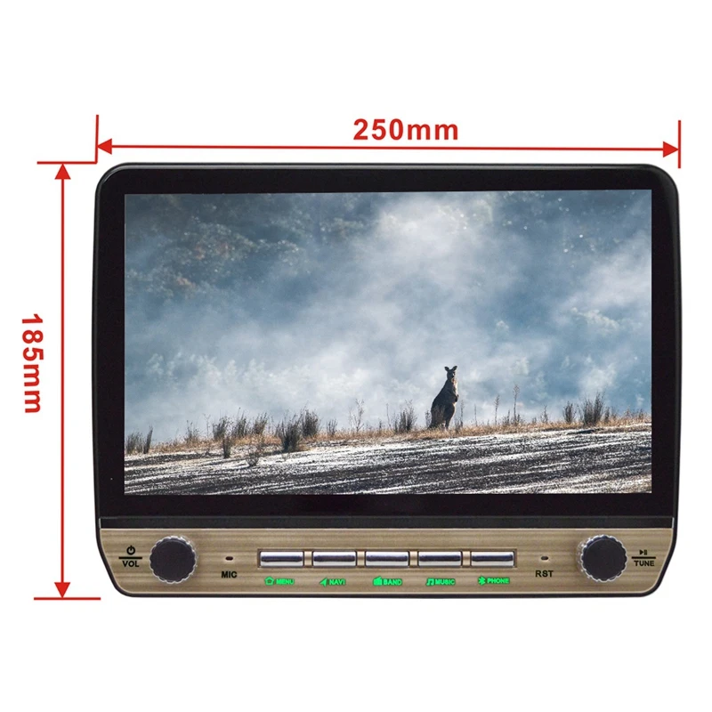 10 1 дюймов 1080P контакт Sn Android 9 четырехъядерный + 16 Гб стерео радио WIFI с кнопкой GPS