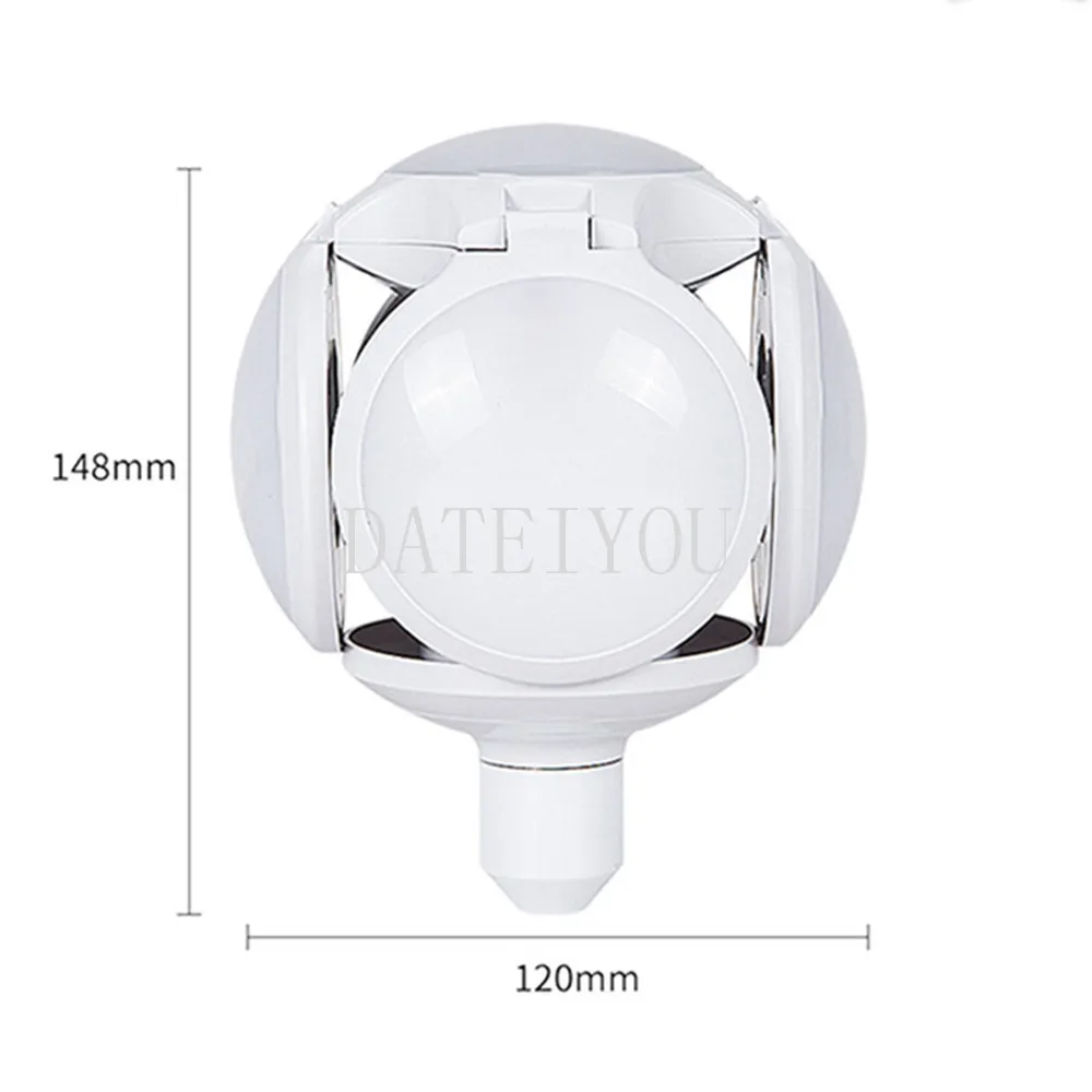 Оригинальная Светодиодная лампа E27/B22 в виде футбольного мяча складная