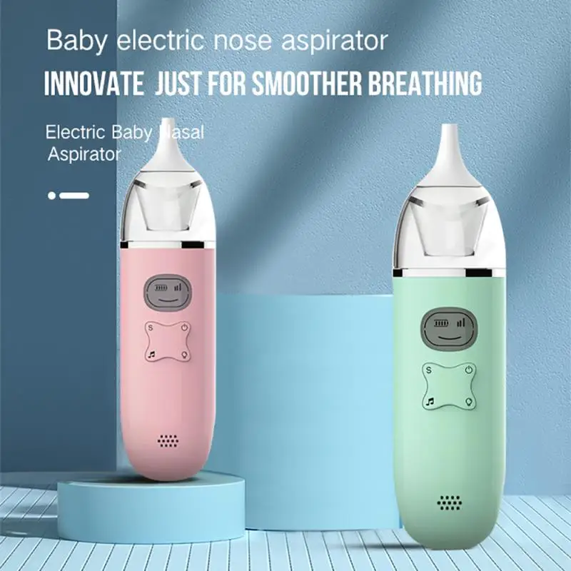 

Baby Nose Clean Silicone Infant Nasal Aspirator Electric Nose Cleaner Newborn Baby Sucker Safe Hygienic Nose Aspirator Health Ca
