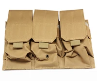 military triple molle magazine pouch m4m16 paintball hunting airsoft tactical mag pouches waist bag