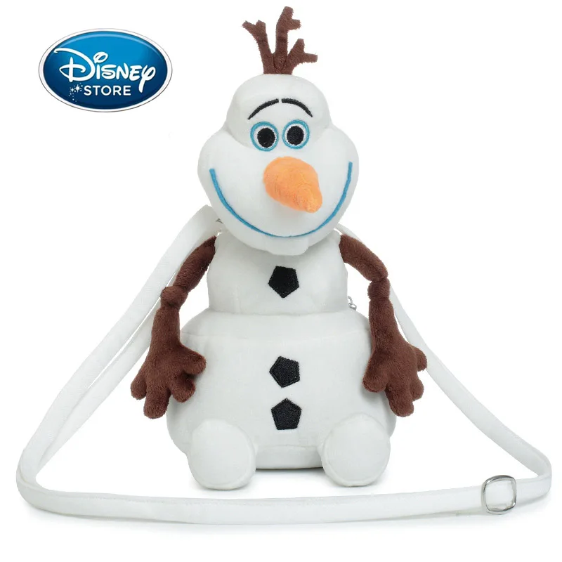 

Плюшевый Рюкзак Disney с 3D-принтом «Холодное сердце», сумка-мессенджер на плечо для девушек, высококачественные женские дорожные мешки для хранения