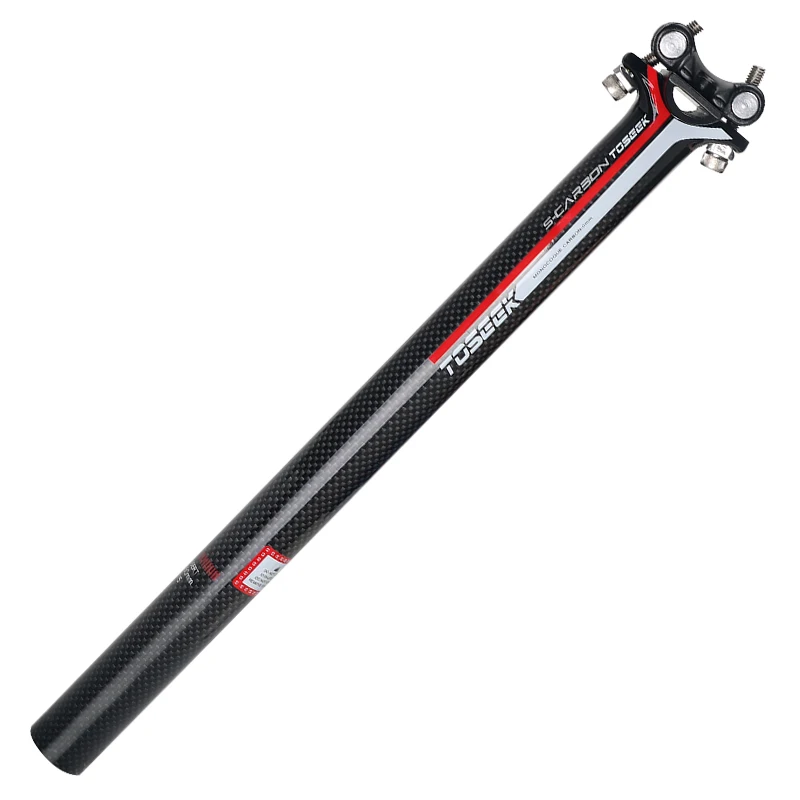 

TOSEEK Mtb Bike 3K Full Carbon Fiber sseat post Road Bike Seat Tube 4 Color