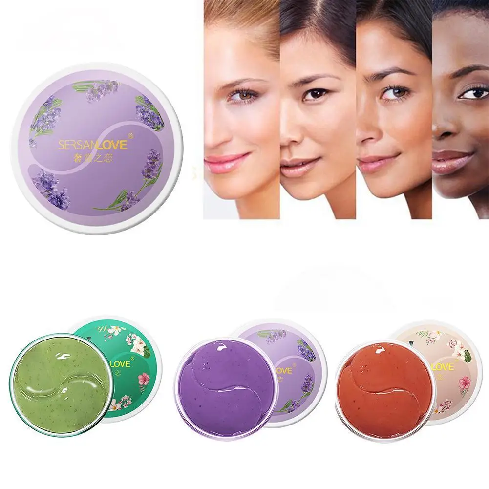 Маска для глаз с зеленым чаем патчи уменьшения темных кругов и мешков маска