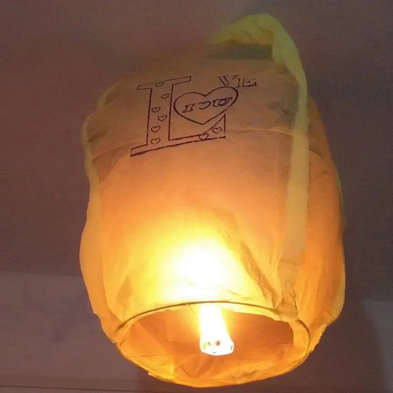 1 шт случайный горячий воздушный шар китайский бумажный фонарик Фонарь желаний