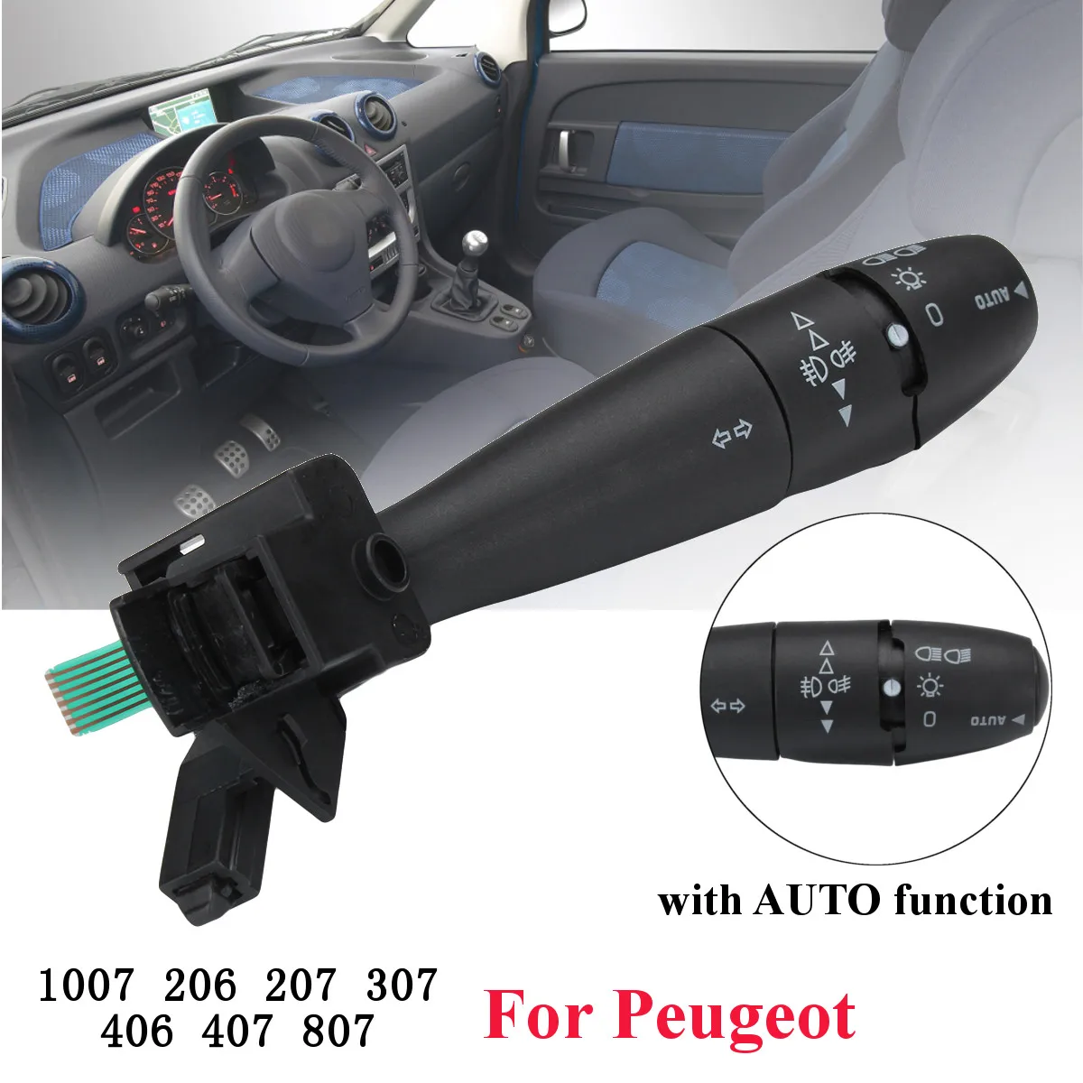Переключатель сигнала поворота 96477533XT для автомобиля Peugeot 307 406 407 807 RCZ COM 2000