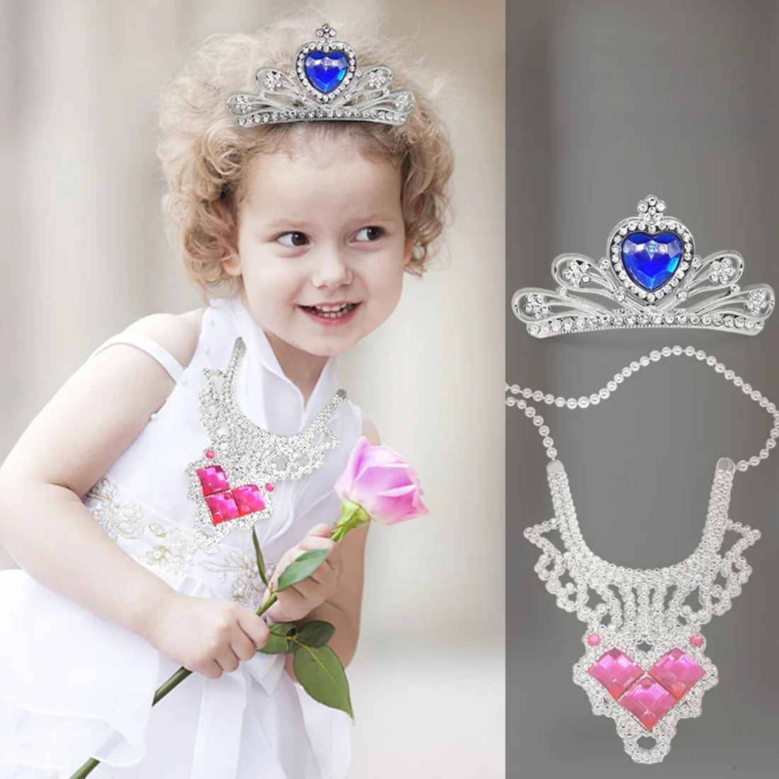 

Children Doll Deluxe Styling Head Makeup Hairstyle Play Toy - Big Wave Roll + No Bangs