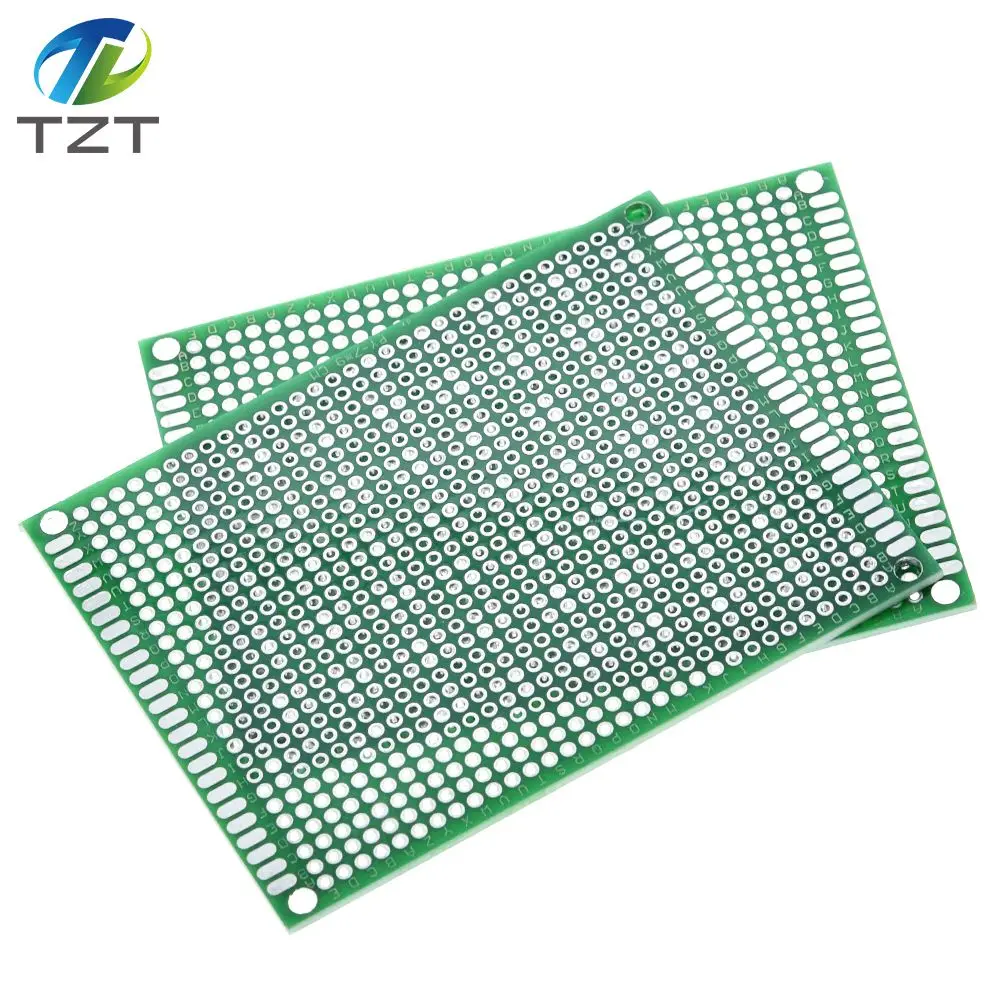 1 шт. TZT 7x9 7*9 см двухсторонний прототип печатной платы Луженая универсальная плата
