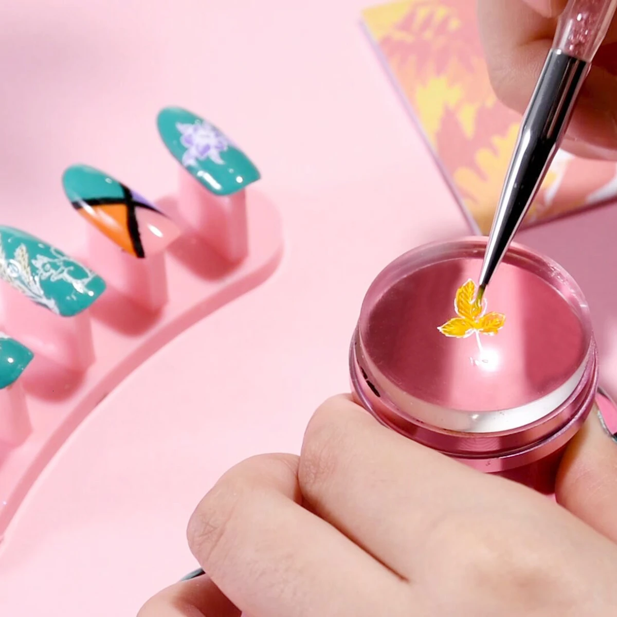 Beautybigbang пластины для штамповки ногтей натуральный цветок белка кактус изображение из нержавеющей стали дизайн ногтей шаблон форма трафарет XL-98