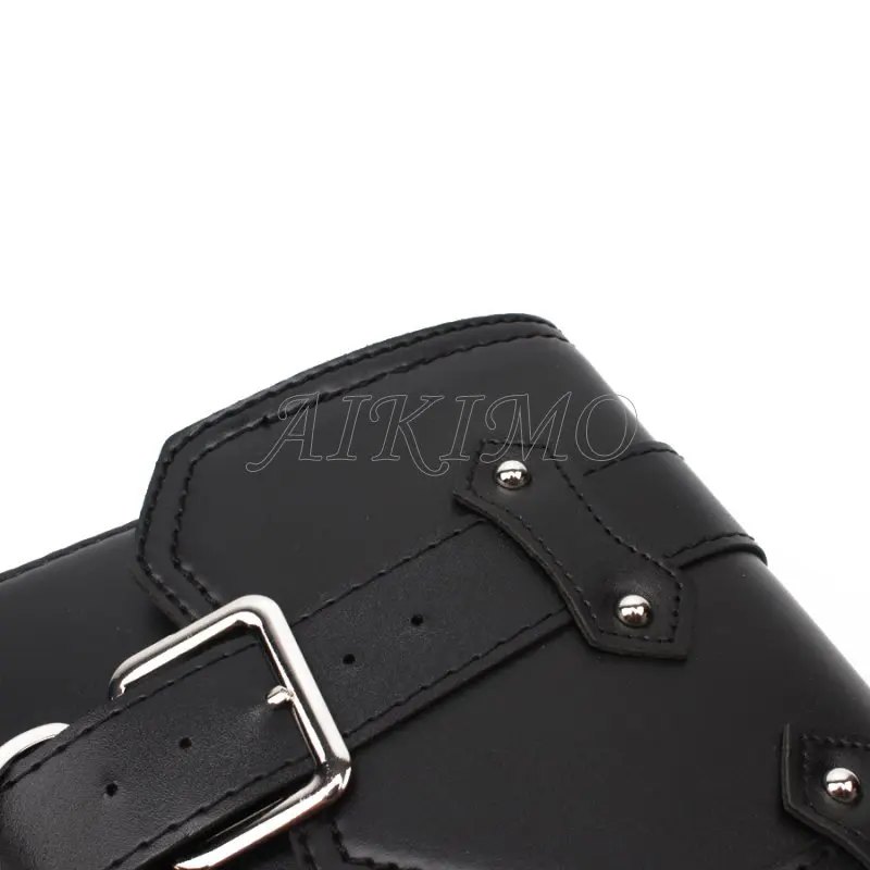 Седло для мотоцикла из искусственной кожи сумка багажа черная левая + правая