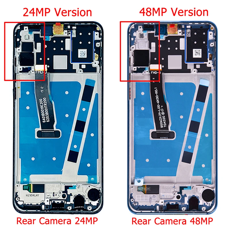 Оригинальный ЖК-дисплей 6 15 дюйма для Huawei P30 Lite/Nova 4e с рамкой планшетом дигитайзера