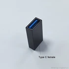 Универсальный Тип C к женскому, USB C кабель со штыревыми соединителями на обоих концах для подключения, USB 3,0 для Тип C Женский конвертер адаптер для Мобильный телефон планшет M03 21