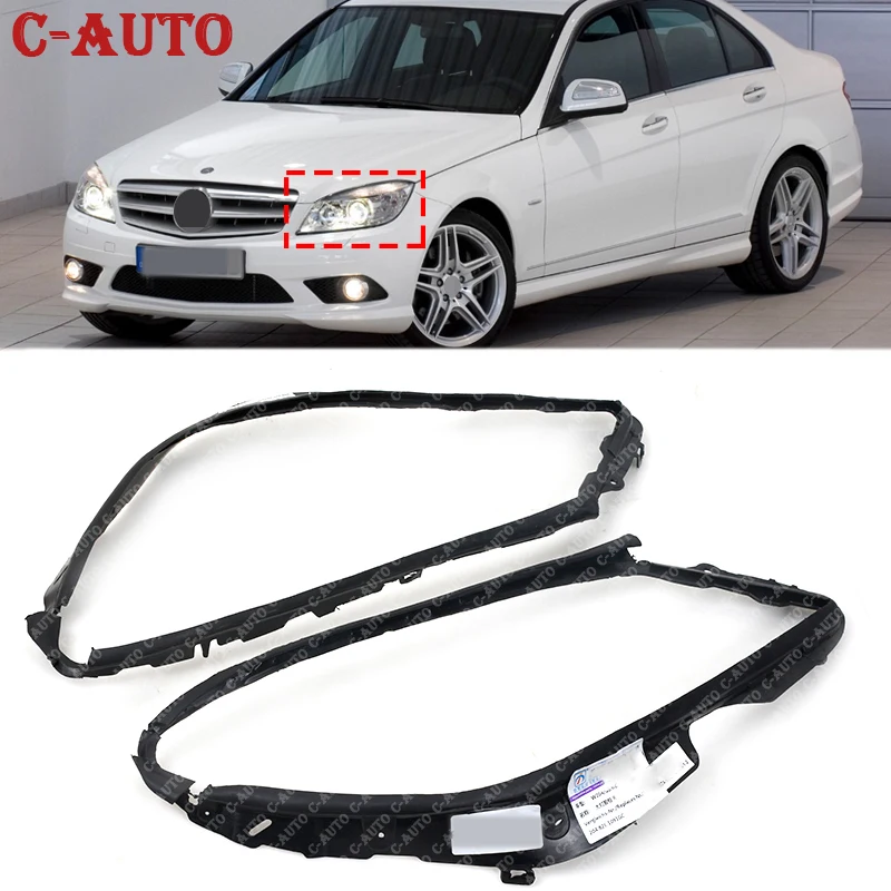 

Герметичная крышка для передних фар Mercedes-Benz W204 C200 C250 C300 C350 C230 C280 07-11, 2048260991 2048261091, Стайлинг автомобиля