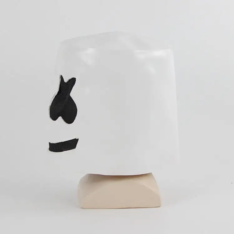 Диджей светодиодная маска зефира для лица светящаяся латексная вечеринки