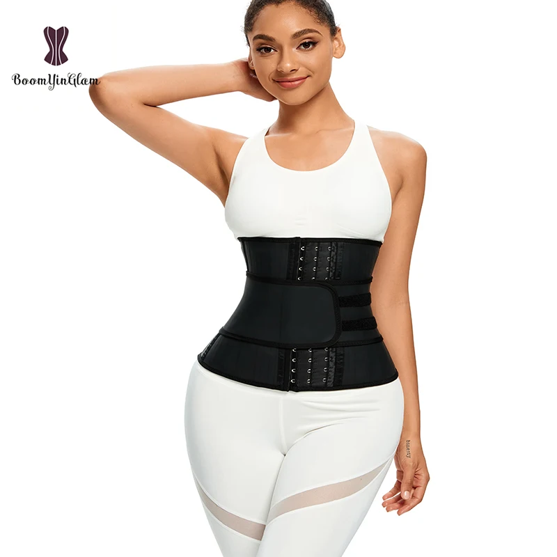 Plus Size XS To 6XL Hooks Adjuable Modeling Strap Belt With 25 Steel Bones Latex Korset Women Body Shapers