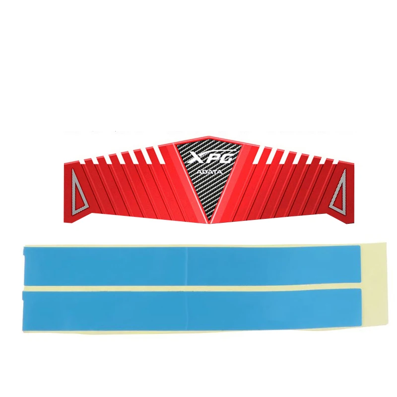 Радиатор с теплоотвод ОЗУ DDR2 DDR3 DDR4 радиатор охлаждения 40x126 мм для настольных ПК