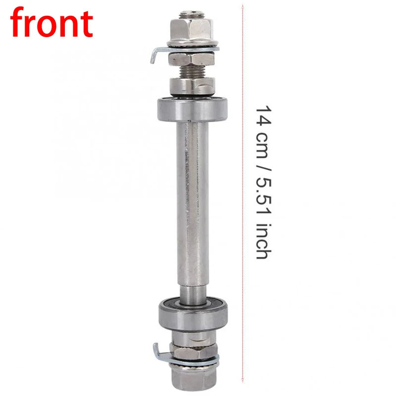 front 140mm 1 пара спереди и сзади мост шампур 100/130/135 мм MTB дорожный велосипедный вынос руля велосипедные ступицы шампур велосипед Запчасти - Цвет: front 140mm