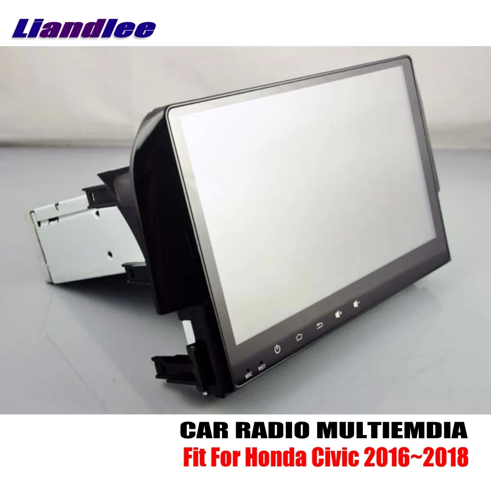 Liandlee для Honda Civic 2016 ~ 2018 Android автомобильный радиоплеер GPS навигация карты камера OBD