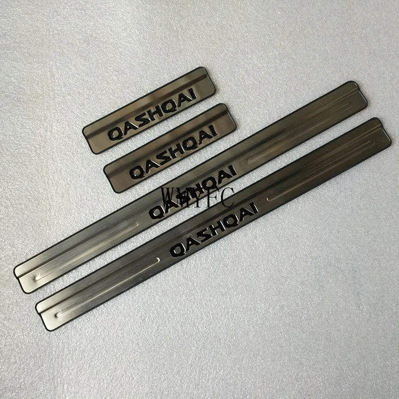 Внешняя Накладка на порог из нержавеющей стали автомобильные аксессуары для Nissan