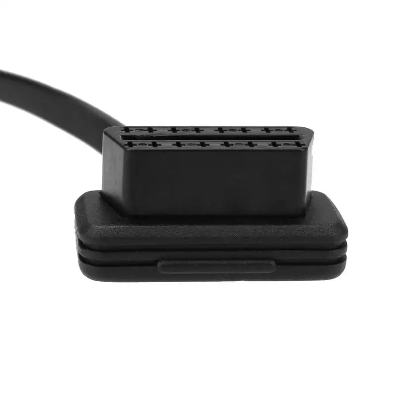 0 6 м/1.97ft ELM327 16Pin OBD2 gps трекер кабель мужчин и женщин удлинитель Разъем плоский 26AWG
