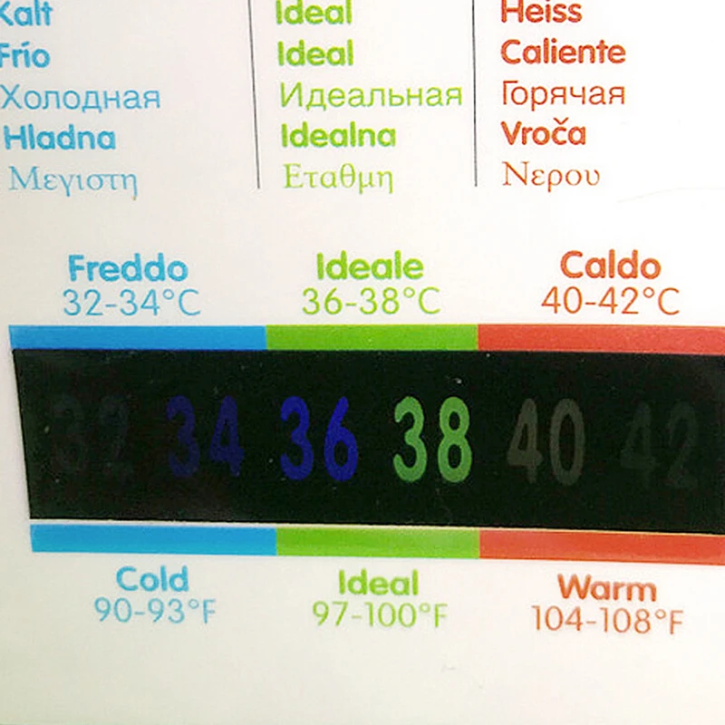 ЖК дисплей младенца Ванна термометр для измерения температуры воды по уходу за