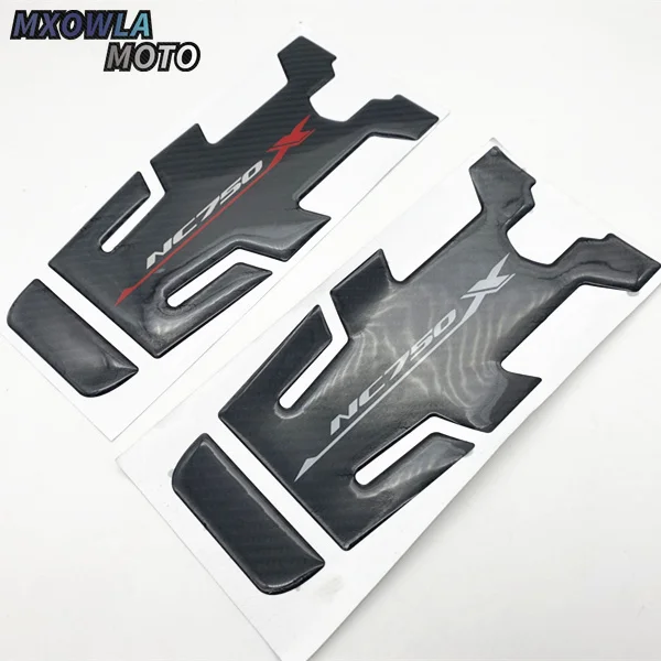 NC750X волоконная текстура для мотоциклетного топливного бака наклейка на крышку