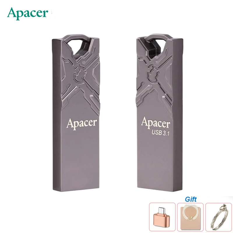 Apacer водонепроницаемый USB3.1 USB2.0 USBFlash Drive 16 ГБ 32 64 флеш-накопитель карта памяти