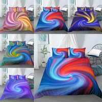 3d bedding set swirl pattern duvet cover set 3d duvet cover with 12pcs pillow case bedclothes bedroom decor home textile