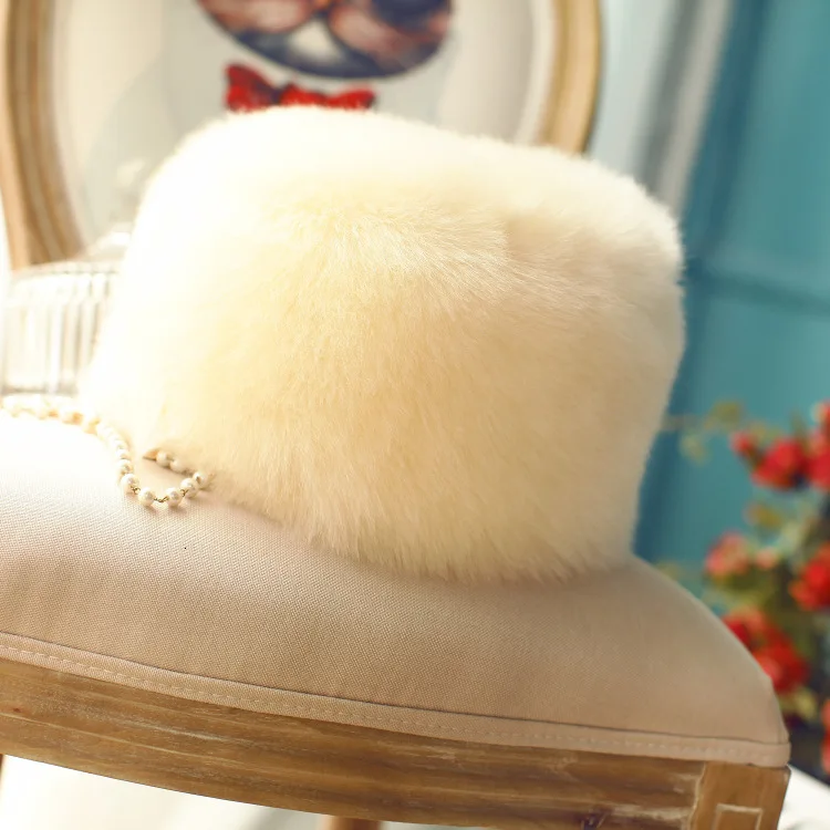 Зимняя унисекс утолщенная теплая шапка бини 2019 Новинка искусственный мех мягкая