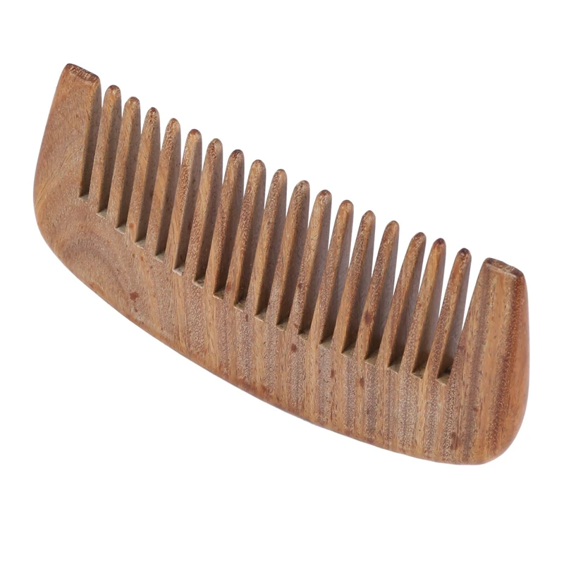 

Natural Green Sandalwood Comb Wooden Massage Present Comb