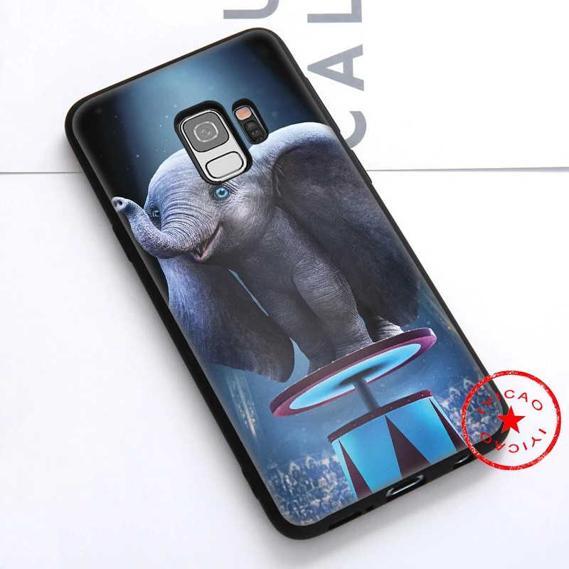 Мягкий чехол IYICAO Dumbo для samsung Galaxy S10e S10 S9 S8 Note 8 9 10 Plus S6 S7 Edge TPU |